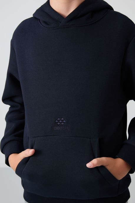 Youth Kapuzen-Sweatshirt mit Tasche - Image 3