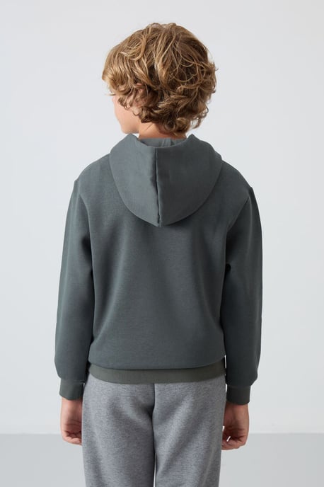 Jugend-Sweatshirt mit Kapuze und Tasche - Image 5