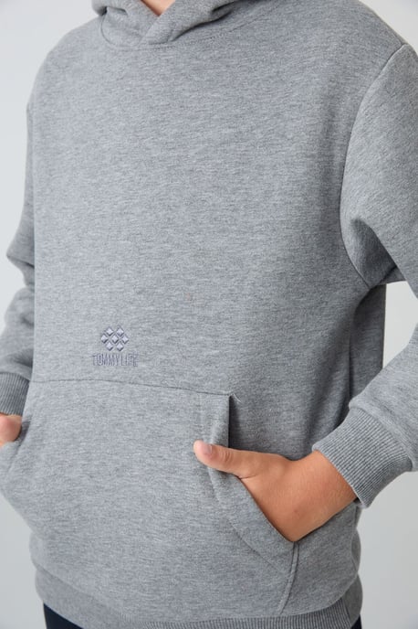 Tommy Life Jugend-Sweatshirt mit Kapuze und Tasche - Image 3