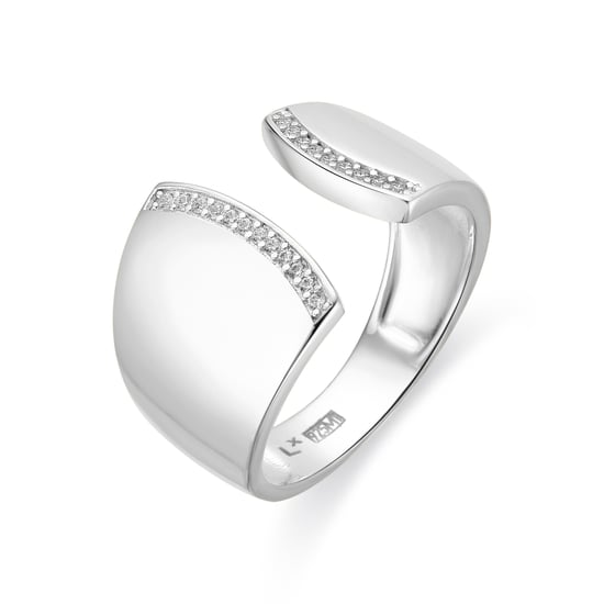 Luxenter-Ring in 925er Sterlingsilber-Rhodium-Finish – Kensi - Image 1
