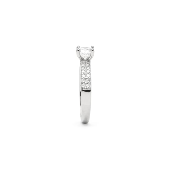 Luxenter-Ring in 925 Sterlingsilber und Brilliant Zirconia, abgeschlossen in Rhodium - Anwi - Image 3