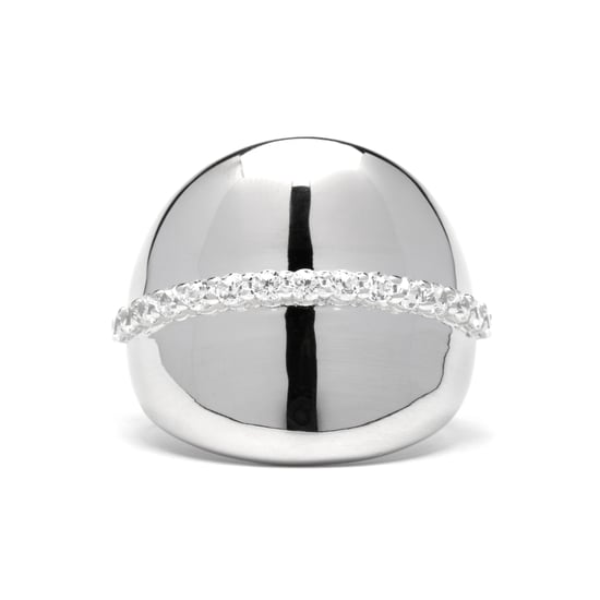 Luxenter-Ring aus 925 Sterlingsilber und brillantem Zirkonia mit Rhodium-Finish – Idel - Image 5