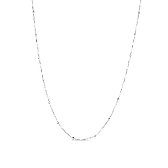 42 cm große Luxenter-Kette aus 925 Sterlingsilber mit Rhodium - Amdi - Image 1