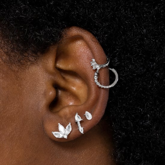 Luxenter Piercing in 925 Sterlingsilber und Brilliant Zirconia in Rhodium - Egdos - Image 3