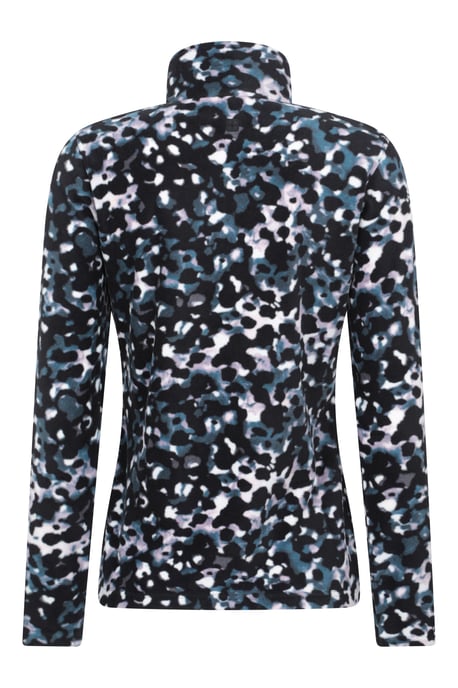 'Camber' Damen Fleecejacke mit Streifen, halber Reißverschluss, warm, kuschelig, Pullover, Lila - Image 4