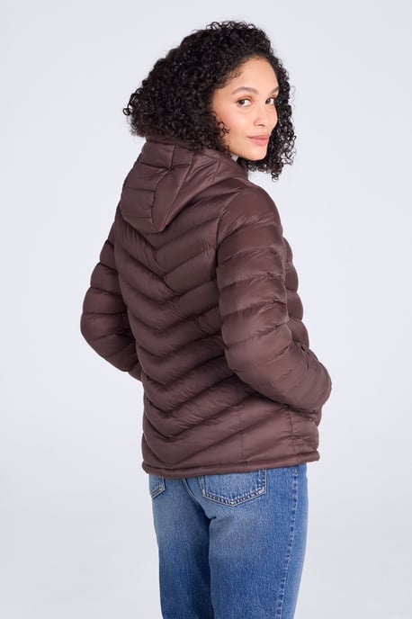 'Seasons' Damen-Steppjacke Wasserabweisender isolierter Wintermantel Dunkelbraun - Image 6