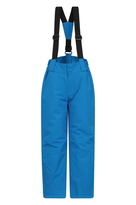 Mountain Warehouse Kinder-Skijacke- und -hosen-Set Schneefest Fleecegefüttert Warmes Ski-Outfit für draußen Blau/Dunkelblau - Image 3