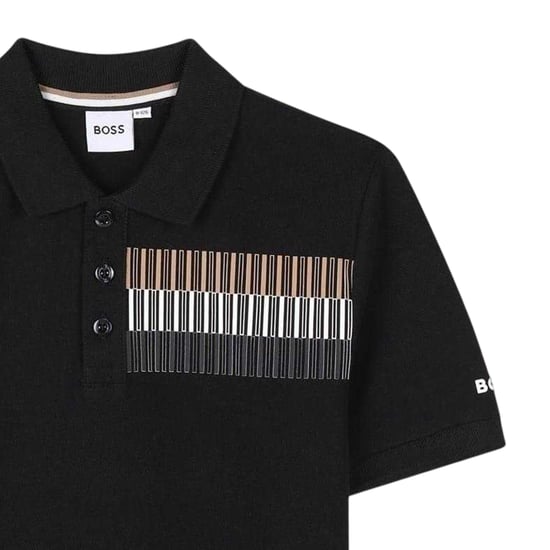 Boss - Poloshirt für Kinder, Regulär (Schwarz) - Image 3