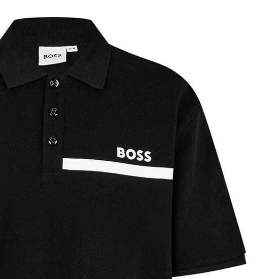 Boss - Poloshirt für Kinder, Regulär, kurzärmlig (Schwarz) - Image 3
