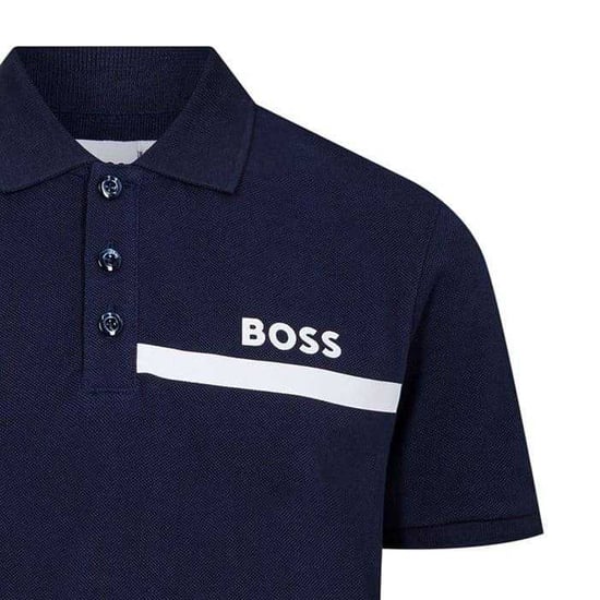 Boss - Poloshirt für Kinder, Regulär, kurzärmlig (Marine) - Image 3
