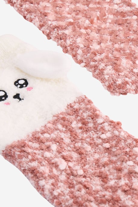 Happiness Dog Pattern Crew-Socken - Image 6