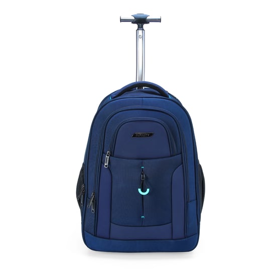 17" Laptop-Rollrucksack Blau, 1680D + PU, 2 Rollen, Trolley-Rucksack - Image 6