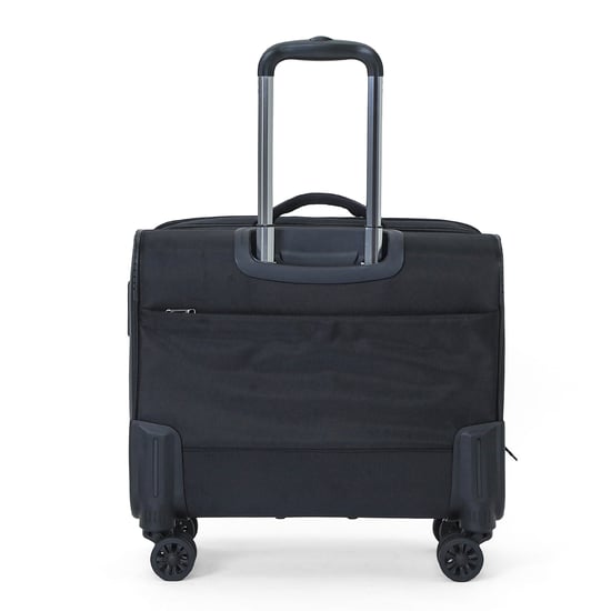 18" Laptop-Rollenaktenkoffer Schwarz, 1680D-Polyester, 4 Rollen, Businesstasche - Image 4