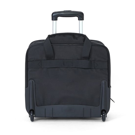 17" Laptop-Rollenaktenkoffer Schwarz, 1680D-Polyester, 4 Rollen, Businesstasche - Image 6