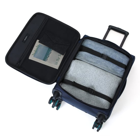 Weichschalen-Kofferset 1680D-Polyester Blau, 8 Rollen, TSA - Image 6