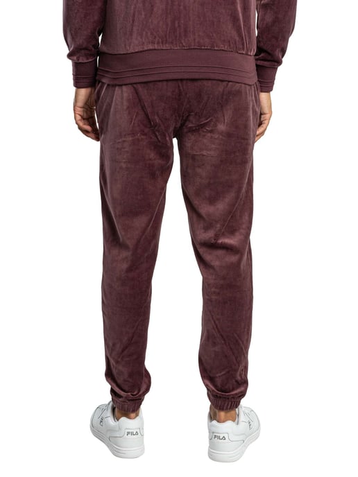 Fila Eddie Velours-Jogginghose Mit Bambus-Logo, Lila - Image 3