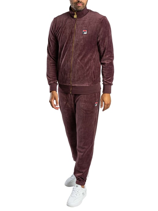Fila Eddie Velours-Jogginghose Mit Bambus-Logo, Lila - Image 6