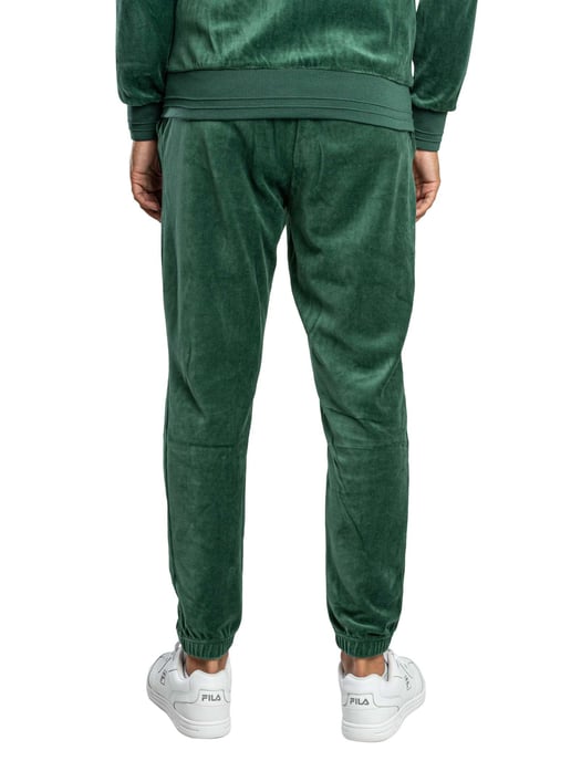 Fila Eddie Velours-Jogginghose Mit Bambus-Logo, Grün - Image 3