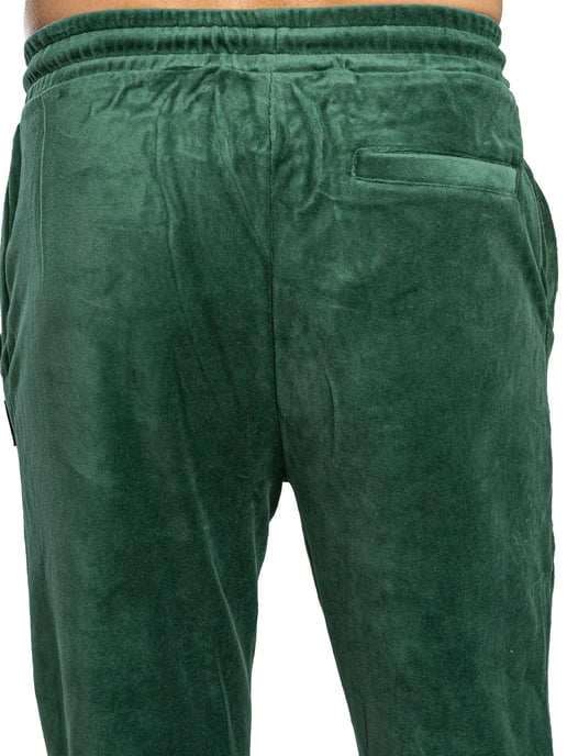 Fila Eddie Velours-Jogginghose Mit Bambus-Logo, Grün - Image 4