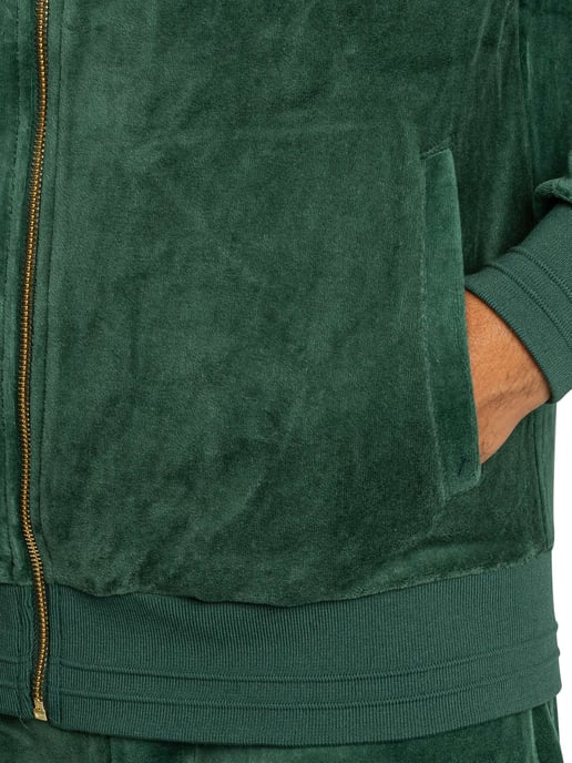 Fila Nero Velours-Trainingsjacke, Grün - Image 4
