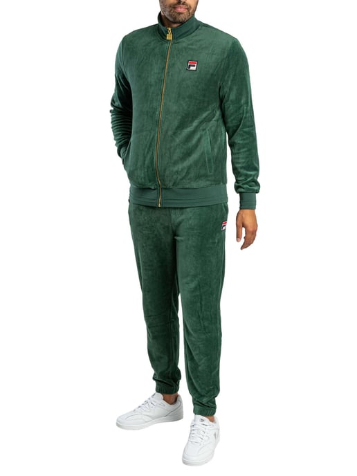 Fila Nero Velours-Trainingsjacke, Grün - Image 6