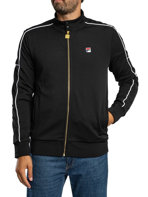 Fila Eldon Piping Trainingsjacke, Schwarz - Image 2