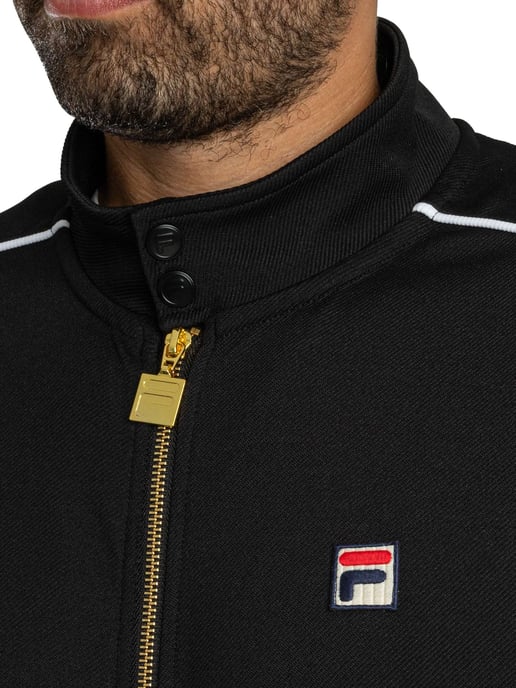 Fila Eldon Piping Trainingsjacke, Schwarz - Image 5