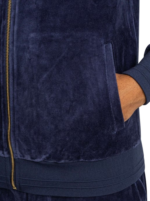 Fila Nero Velours-Trainingsjacke, Blau - Image 4