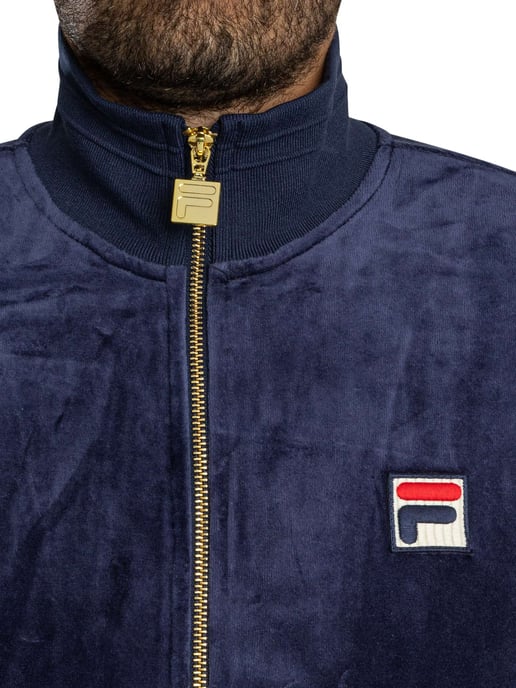 Fila Nero Velours-Trainingsjacke, Blau - Image 5
