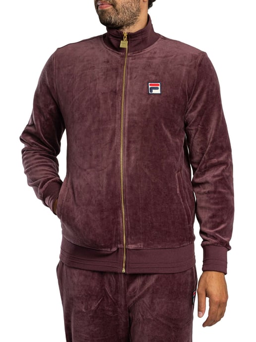 Fila Nero Velours-Trainingsjacke, Lila - Image 2