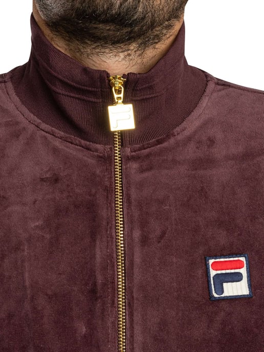 Fila Nero Velours-Trainingsjacke, Lila - Image 5