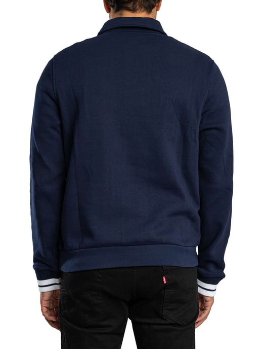 Sergio Tacchini Court 1/4 Zip Polo Sweatshirt, Blau - Image 3