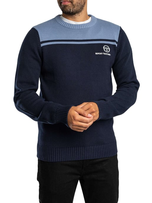 Sergio Tacchini Neue Stricklinie Für Junge Leute, Blau - Image 2