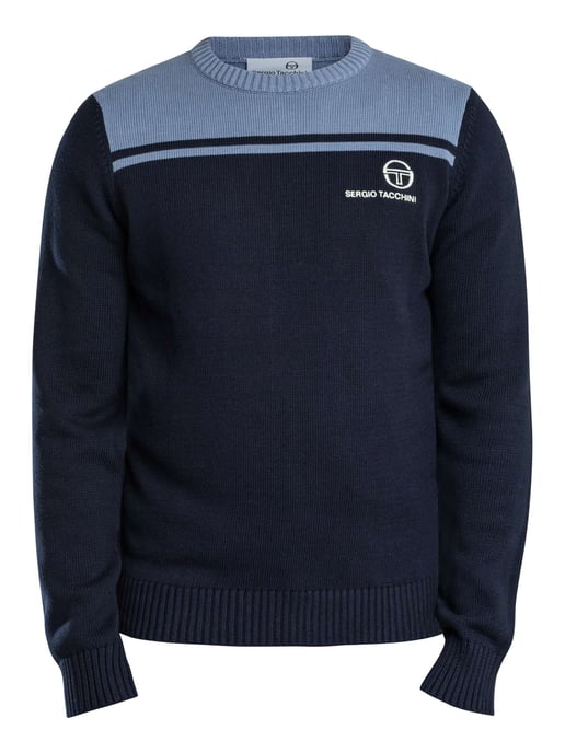 Sergio Tacchini Neue Stricklinie Für Junge Leute, Blau - Image 5
