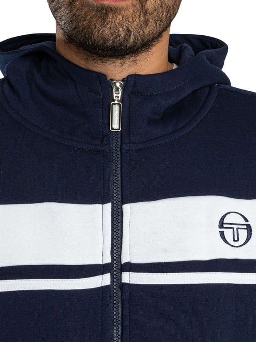 Sergio Tacchini Damarindo Zip Hoodie, Blau - Image 5
