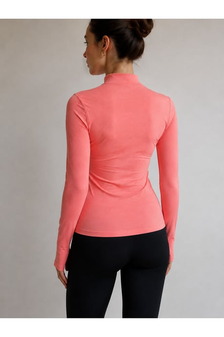 Bipantolon Damen Slim-Fit-Body mit halbem Rollkragen - Image 3
