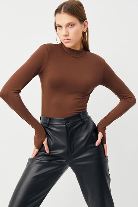 Bipantolon 4er-Pack Damen-Bodys mit Cut-out und halbem Rollkragen - Image 3