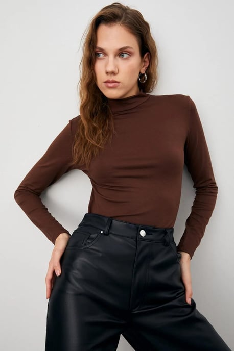 Bipantolon 3er-Pack Damen-Rollkragen-Bodys Slim Fit - Image 2