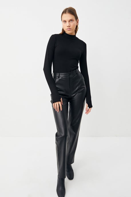 Bipantolon Damen Slim-Fit-Body mit halbem Rollkragen - Image 5
