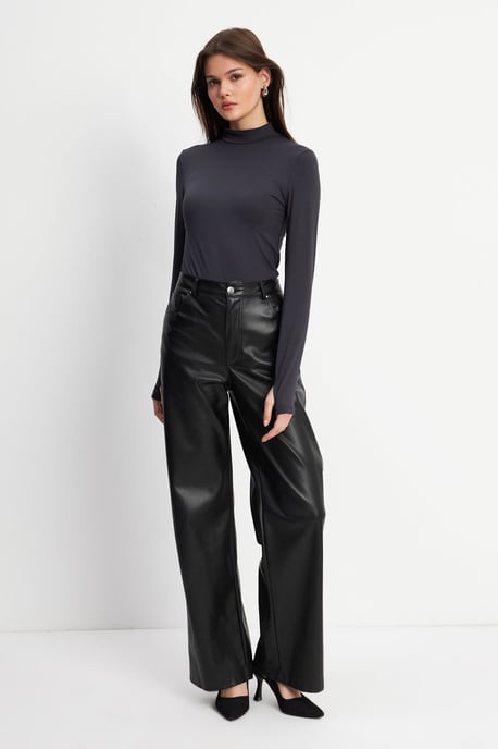 Bipantolon Damen Slim-Fit-Body mit halbem Rollkragen - Image 6