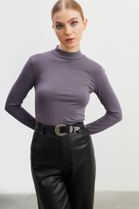 Bipantolon Damen Slim-Fit-Body mit Stehkragen - Image 2