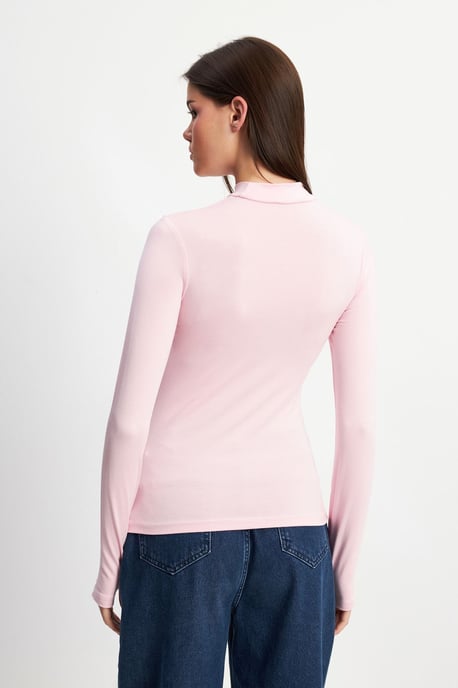 Bipantolon Damen-Bodysuit mit Slim Fit und halbem Rollkragen - Image 4