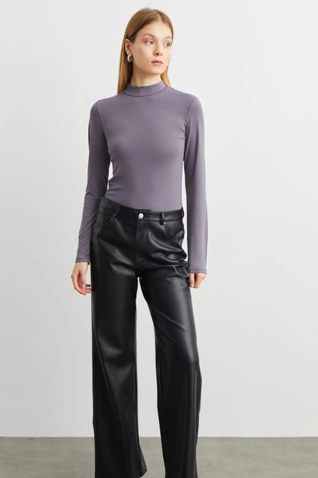Bipantolon 4er-Pack Damen-Rollkragen-Bodys Slim Fit - Image 2
