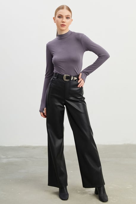Bipantolon Damen 2er-Pack Bodys mit Cut-out und halbem Rollkragen - Image 4