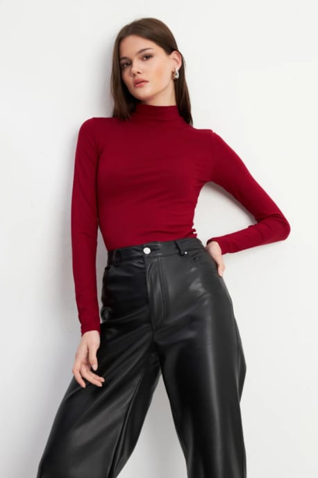 Bipantolon 4er-Pack Damen-Rollkragen-Bodys Slim Fit - Image 5