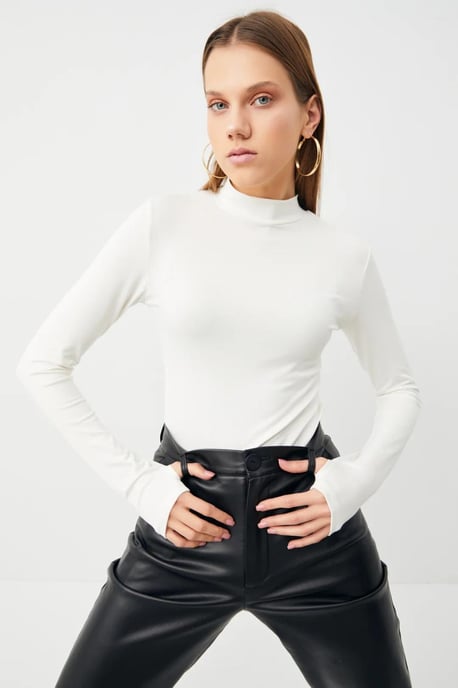 Bipantolon 3er-Pack Damen Bodys mit schmalem Rollkragen und Slim Fit - Image 3