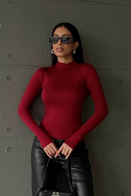 Bipantolon 3er-Pack Damen-Bodys mit schmalem Stehkragen und Slim Fit - Image 3