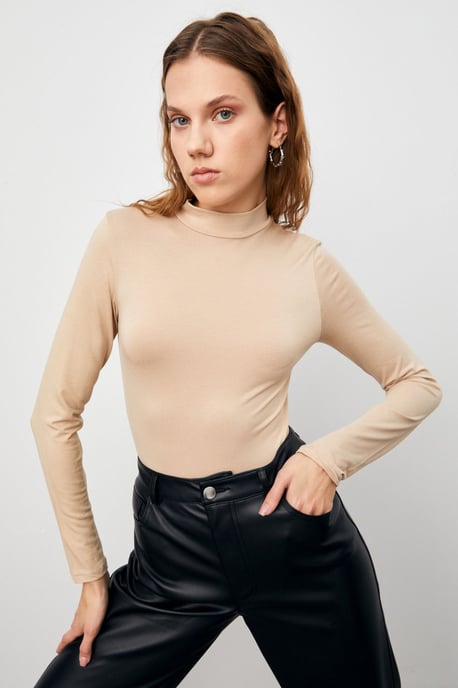 Bipantolon 4er-Pack Damen-Rollkragen-Bodys Slim Fit - Image 3