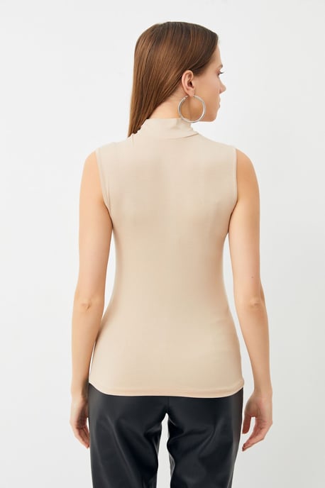 Bipantolon 2er-Pack Damen-Bodys mit ärmellosem halbem Rollkragen - Image 4
