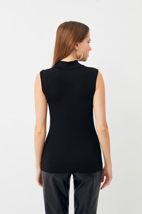Bipantolon Damen 2er-Pack ärmellose Bodys mit halbem Rollkragen - Image 4